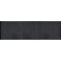 vidaXL Tapis rectangulaire gris 60x200 cm bambou
