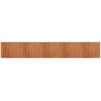 vidaXL Tapis rectangulaire marron 80x500 cm bambou