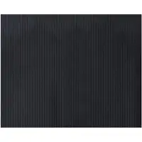 vidaXL Tapis rectangulaire noir 80x100 cm bambou