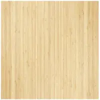 vidaXL Tapis rectangulaire naturel clair 100x100 cm bambou