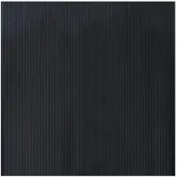 vidaXL Tapis rectangulaire noir 100x100 cm bambou