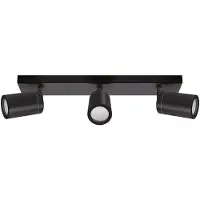 Strühm TENOR 3xGU10 3L BLACK IP44 noir 04073 luminaire mural et de plafond