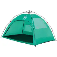 vidaXL Tente de plage 2 personnes vert mer Quick Release étanche à l'eau