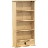 vidaXL Armoire à CD Corona 52x17,5x103 cm bois de pin massif