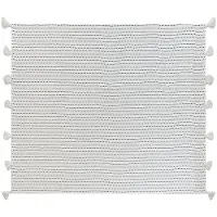 Beliani Couvre-Lits Modar Coton 220 X 240 Cm Blanc Cassé