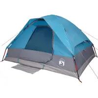 vidaXL Tente de camping dôme 2 personnes bleue étanche à l'eau