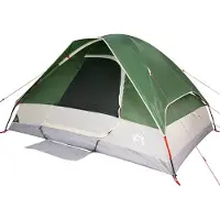 vidaXL Tente de camping dôme 4 personnes Vert Étanche