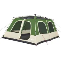 vidaXL Tente familiale dôme 10 personnes Vert Quick Release