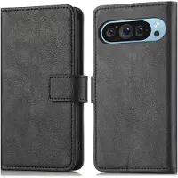 IMoshion Étui de télephone portefeuille de luxe Google Pixel 9 / 9 Pro - Noir