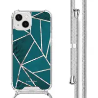 IMoshion Coque Design avec cordon Apple iPhone 14 - Petrol Green Graphic