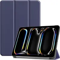 IMoshion Coque tablette Trifold Apple iPad Pro 11 (2025) M5 / (2024) M4 - Bleu foncé
