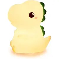 Eurekakids Silicone Dino Lamp Jaune Enfants