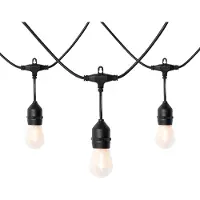 QAZQA Guirlande lumineuse d'extérieur 10 m avec LED 10 lumières solaires - Russell