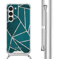 IMoshion Coque Design avec cordon Samsung Galaxy S23 Plus - Petrol Green Graphic