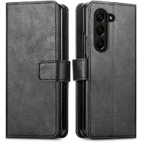 IMoshion Étui de télephone portefeuille de luxe pour Samsung Galaxy Z Fold 6 - Noir