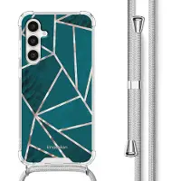 IMoshion Coque Design avec cordon Samsung Galaxy S23 FE - Petrol Green Graphic