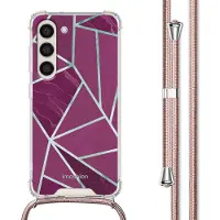 IMoshion Coque Design avec cordon Samsung Galaxy S23 - Bordeaux Graphic