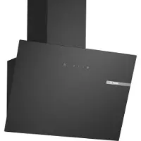 Bosch Hotte décorative inclinée 60cm 550m3/h noir - - DWK65DK60 -