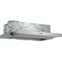 Bosch Serie 2 DFM064W54 hotte Semi-intégrée (semi-encastrée) Métallique, Argent 388 m³/h
