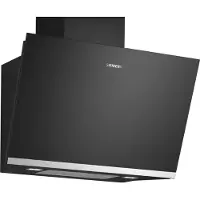 Siemens iQ500 LC81KAN60 hotte Montée au mur Noir, Acier inoxydable 432 m³/h