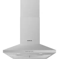 Inventum AKP6000RVS, Hotte aspirante, Argent