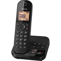 Panasonic KX-TGC420GB Téléphone confort KX-TGC420GB - sans fil, noir