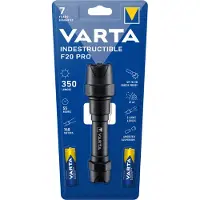 Varta Indestructible F20 Pro 6w Led Flashlight Noir 350 Lumens