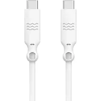 Just Green JGCBLCC1M2W - USB C/C cable ECO 3A 1.2M Blanc