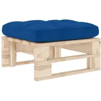 vidaXL Pouf palette de jardin bois de pin imprégné