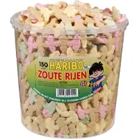 Haribo Zoute Rijen Bonbons Salés Assortis Gélifiés 840g Gourmandise Sucrée Snack Apéritif