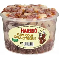 Haribo Super-Cola Kiss Cola Bonbons Gélifiés Saveur Cola 1,35 Kg Gourmandise Sucrée Festive