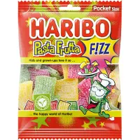 Haribo Fruitgom Pâtes De Fruits Assorties Bonbons Gélifiés 28 X 70g - 1960g Total, Saveurs Fruitées Intenses, Collations Gourmandes, Idéal Partage