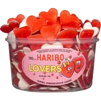 Haribo Schuimsnoep Lovers Bonbons Guimauve Assortiment Sucré Gourmand 1200g