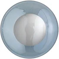 Ebb & Flow Horizon Plafonnier / Applique Ø: 36 cm | Shiny Silver | Topaz blue E27IP44