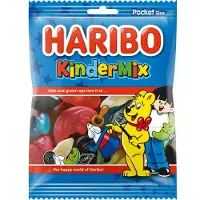 Haribo Fruitgom Kindermix Bonbons Gélifiés Assortis Pour Enfants, Sachets 28 X 75g, Total 2.1 Kg, Friandises Fruitées, Cadeau Idéal, Goûter Gourmand