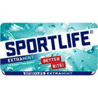 Sportlife Chewing-Gum Extramint Frais Intense 48x18g - Saveur Menthe Extra Forte, Fraîcheur Longue Durée, Sans Sucre, Lot Économique 864g