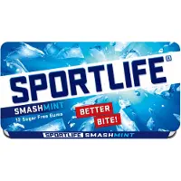 Sportlife Kauwgom Smashmint Fraîcheur Intense 24x18g - 432g De Chewing-Gum Saveur Menthe Pour Une Haleine Fraîche Durable