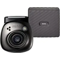 Fujifilm Appareil photo numérique INSTAX PAL, Gem Black + imprimante Link WIDE, Mocha Gray