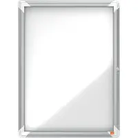 Nobo Premium Plus 4xa4 Sheets Exterior Display Case Magnetic White Background Clair Enfants