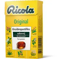 Ricola Big Bag Lot de 50 sachets de gouttes contre la toux originales aux herbes naturelles (paquet de 12)
