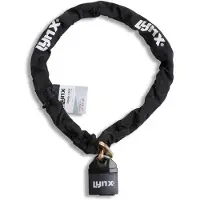 Lynx Antivol à chaîne 10mm x 120cm avec gaine en nylon, acier trempé