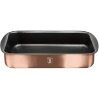 Berlinger Haus Moule à charnière carré Rose Gold Edition, Moule à gâteau, Or