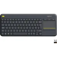 Logitech K400 Plus Wireless Touch QWERTY Noir