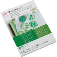 GBC Pochettes à Plastifier A3 2x80 Microns 303x426 Mm 100 Unités
