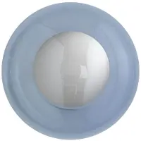 Ebb & Flow Horizon Plafonnier / Applique Ø: 21 cm | Shiny Silver | Deep blue E14IP44
