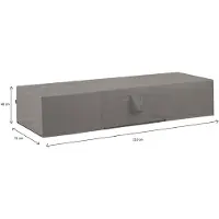 Madison Housse pour Ensemble de Salon Madison Grey 210x75x40 cm