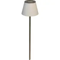 Luxform Lampe solaire sur pied Maspalomas Acier inoxydable