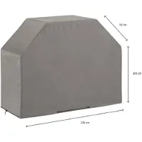 Madison Housse de Barbecue Madison Grey 126x52x101 cm