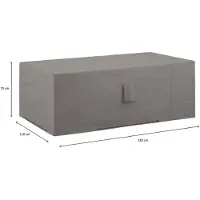 Madison Housse Meubles de Jardin Madison Grey 180x110x70 cm