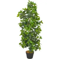 vidaXL Plante artificielle avec pot Laurier Vert 120 cm